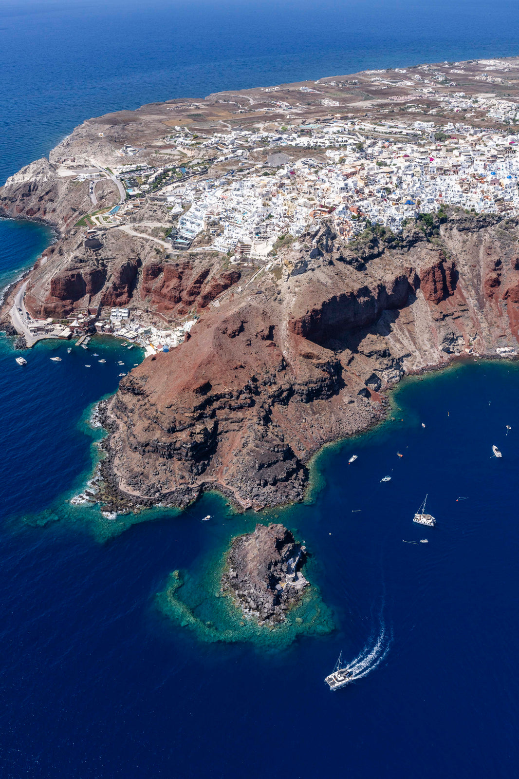 Photography by Gray Malin of Oia Vista Vertical, Santorini