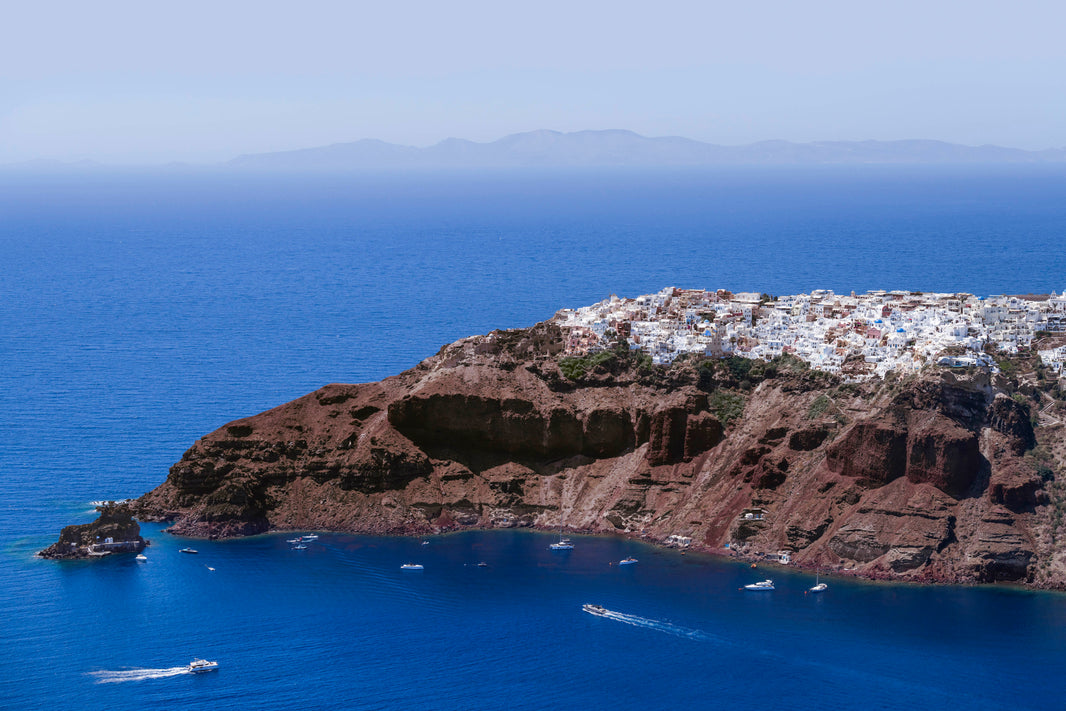 Photography by Gray Malin of Oia Vista, Santorini