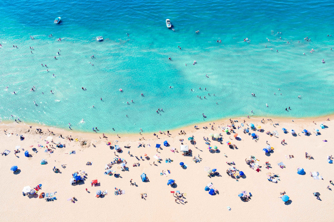 Photography by Gray Malin of Ottawa Beach, Holland, Michigan