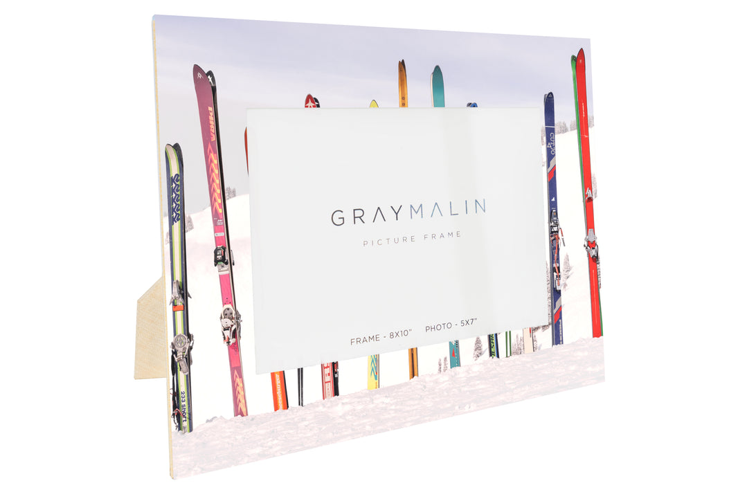 The Retro Skis Horizontal Picture Frame by Gray Malin