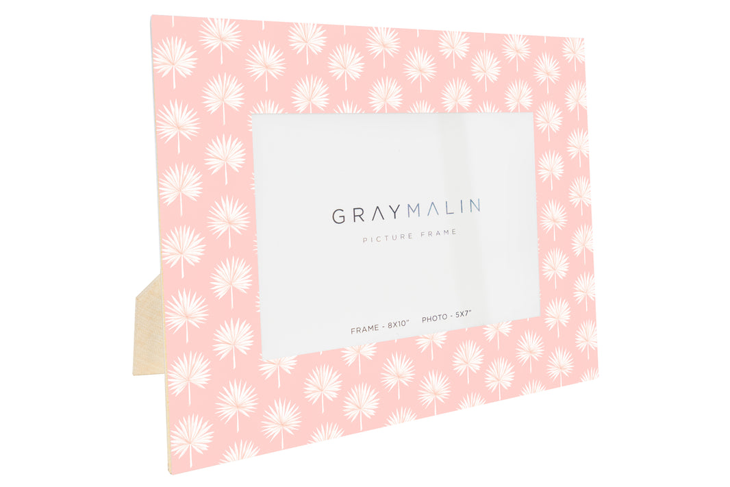 The Isla Palm Horizontal Picture Frame - Coral Pink by Gray Malin