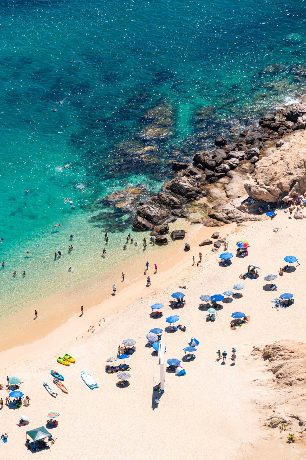 Photography by Gray Malin of Playa El Chileno, Cabo San Lucas
