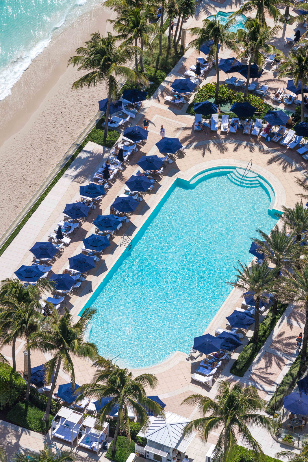 Photography by Gray Malin of Pool Day, The Breakers, Palm Beach