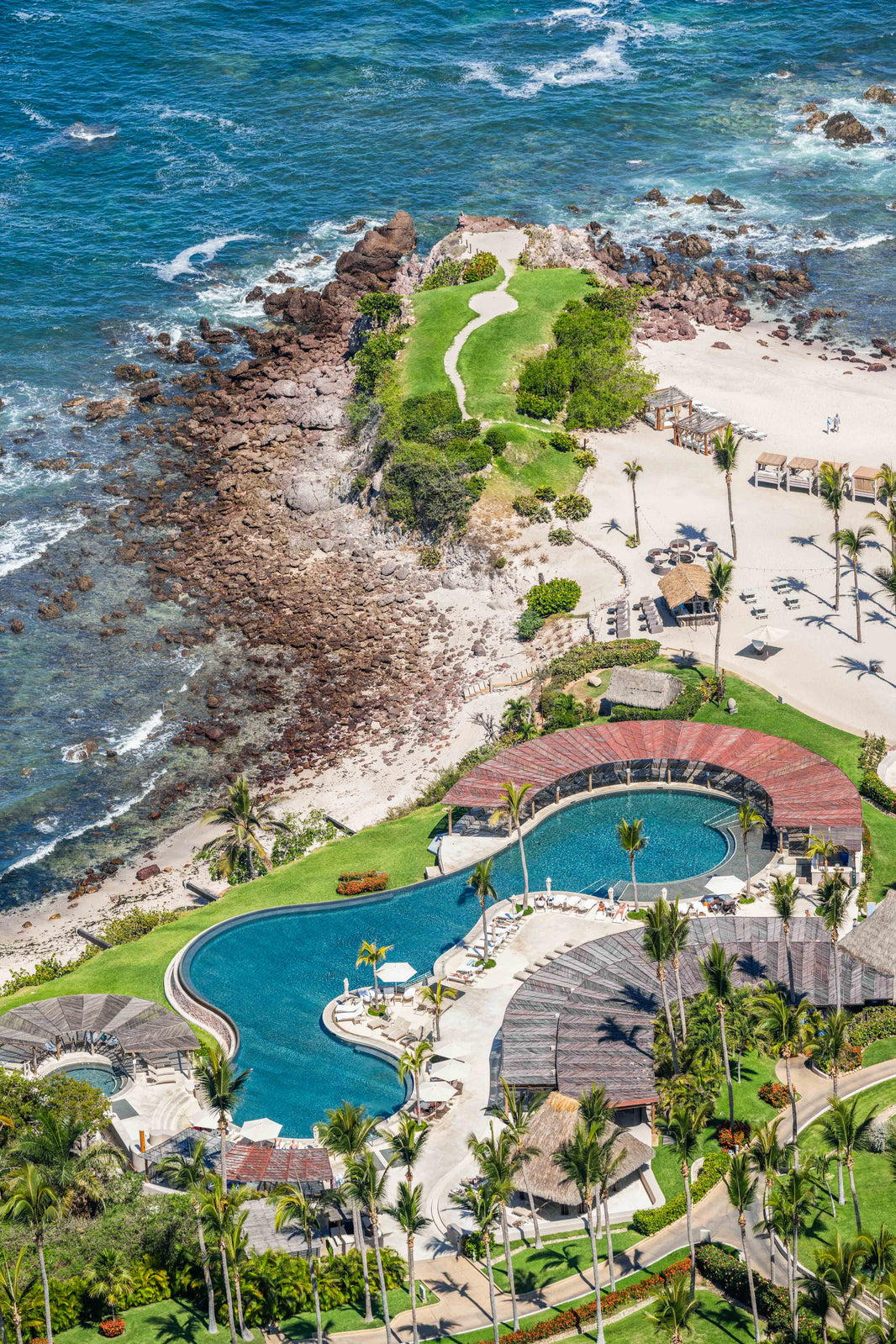 Pool Day Vertical, Four Seasons Punta Mita by Gray Malin