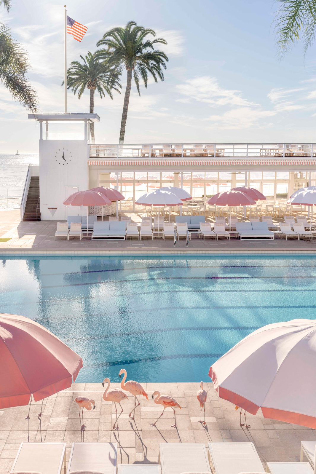 Photography by Gray Malin of Pool Party, Coral Casino