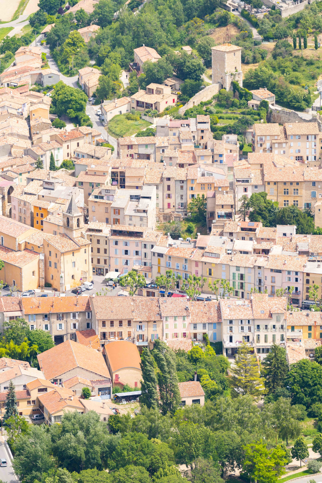 Photography by Gray Malin of Provençal Village Vertical