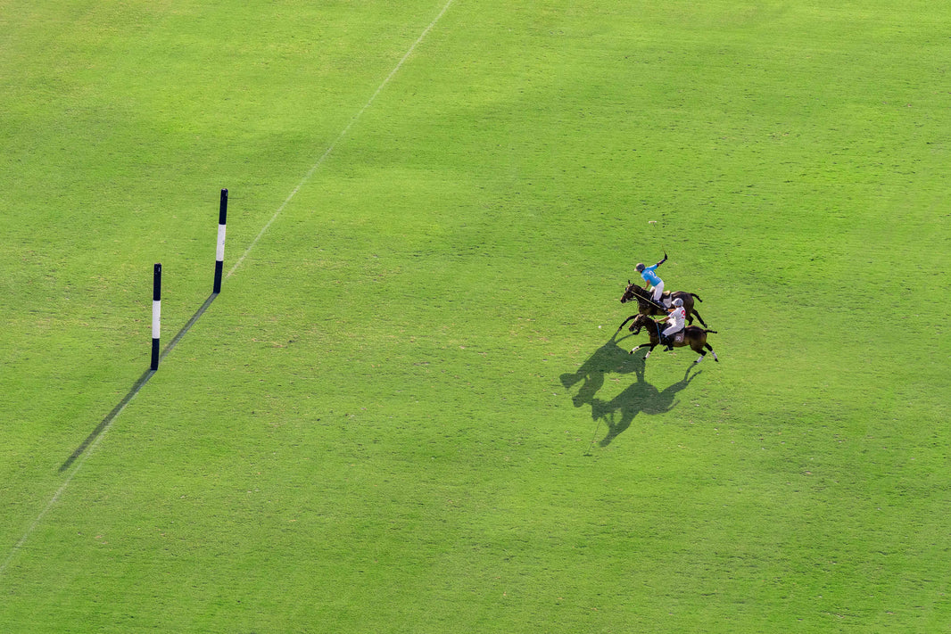 Race to the Goal, Polo Club by Gray Malin