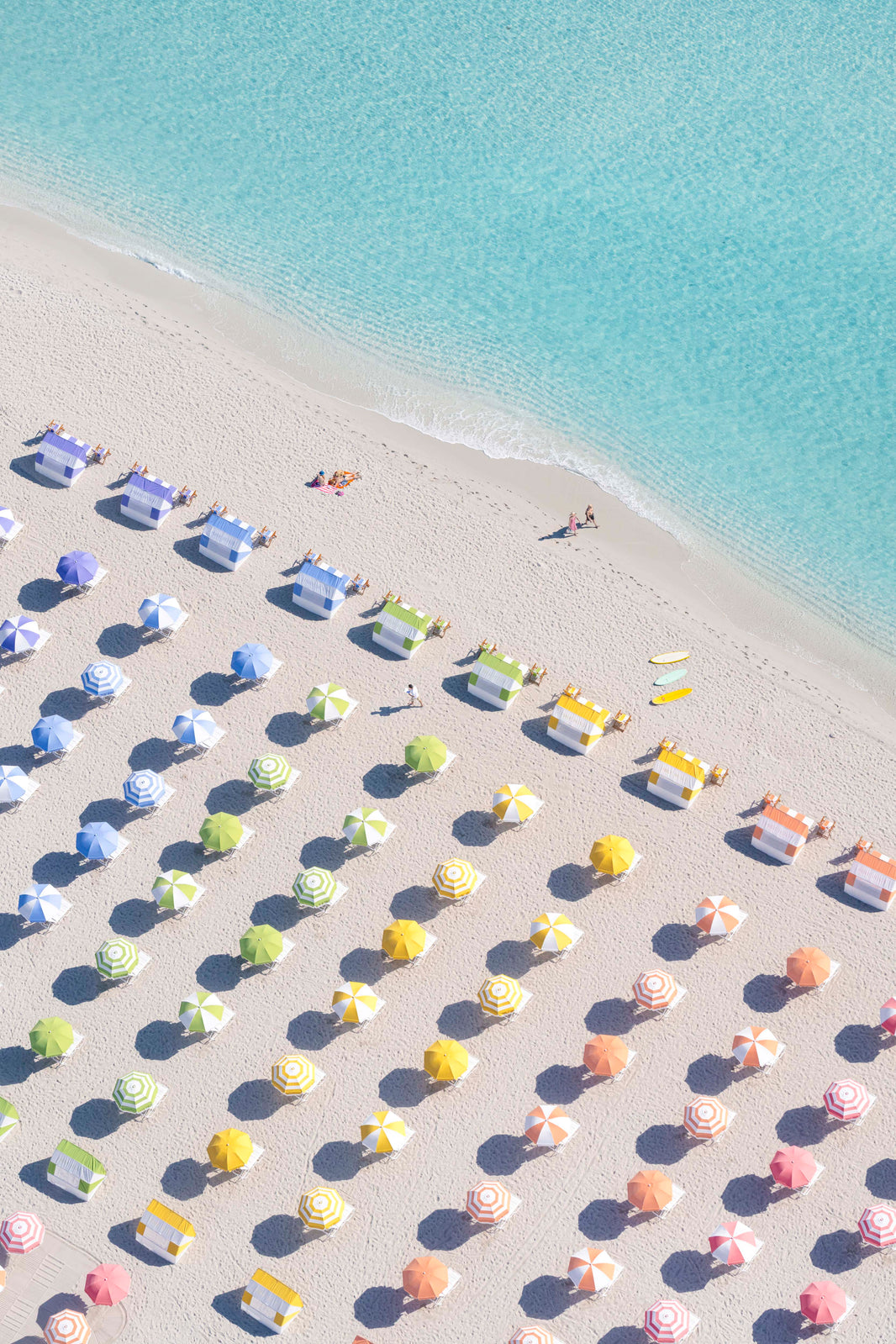 Photography by Gray Malin of Rainbow in the Sand, Pride Beach™, Miami