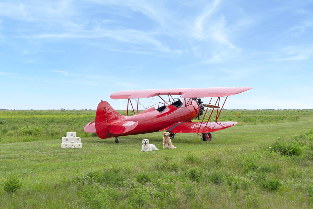 Photography by Gray Malin of Ready for Takeoff, Katama, Martha’s Vineyard