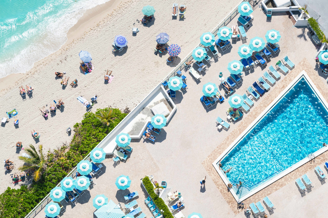 Photography by Gray Malin of Retro Swimming Pool, Florida