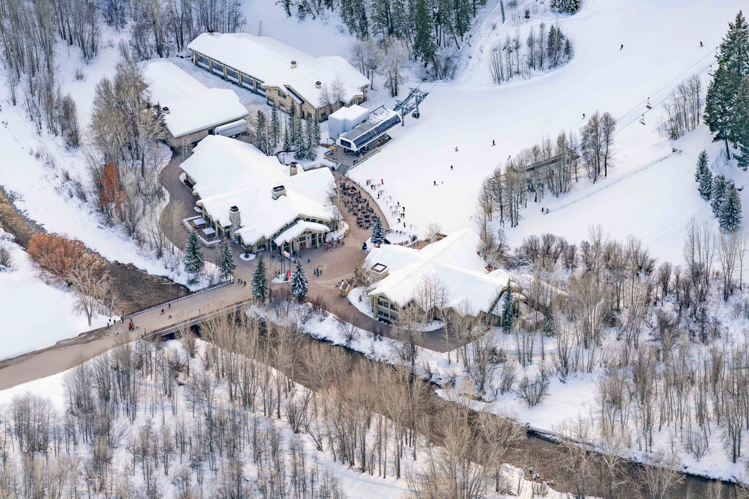 Photography by Gray Malin of River Run Basin, Sun Valley