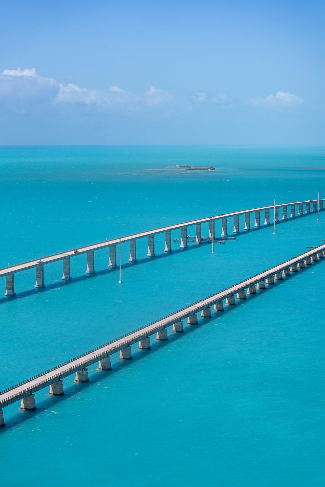 Photography by Gray Malin of Seven Mile Bridge Vertical, Florida Keys