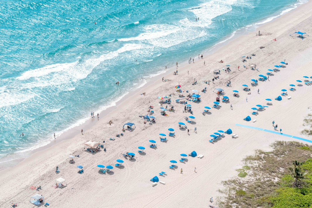 Photography by Gray Malin of Spanish River Beach, Boca Raton, Florida