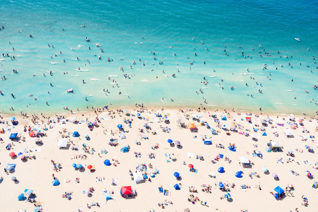 Photography by Gray Malin of St. Joe Beach Day, Michigan