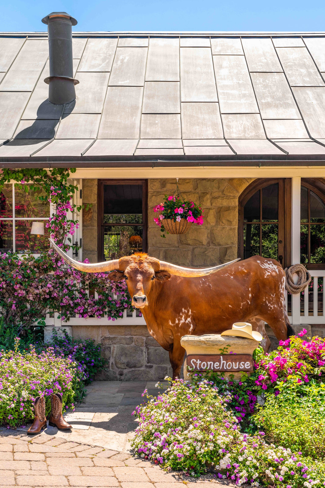 Photography by Gray Malin of Stonehouse Restaurant Vertical, San Ysidro Ranch