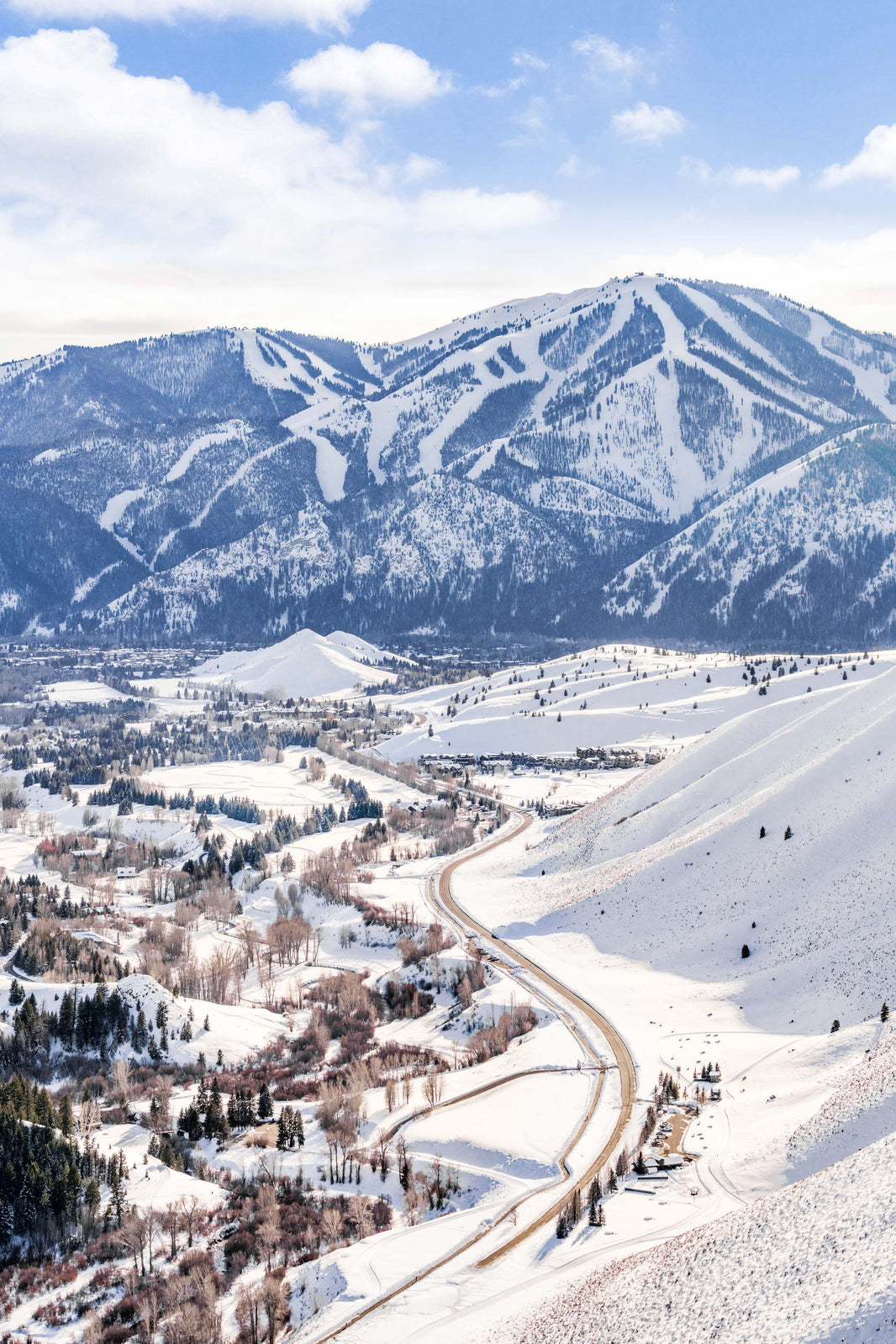 Photography by Gray Malin of Sun Valley Road, Sun Valley