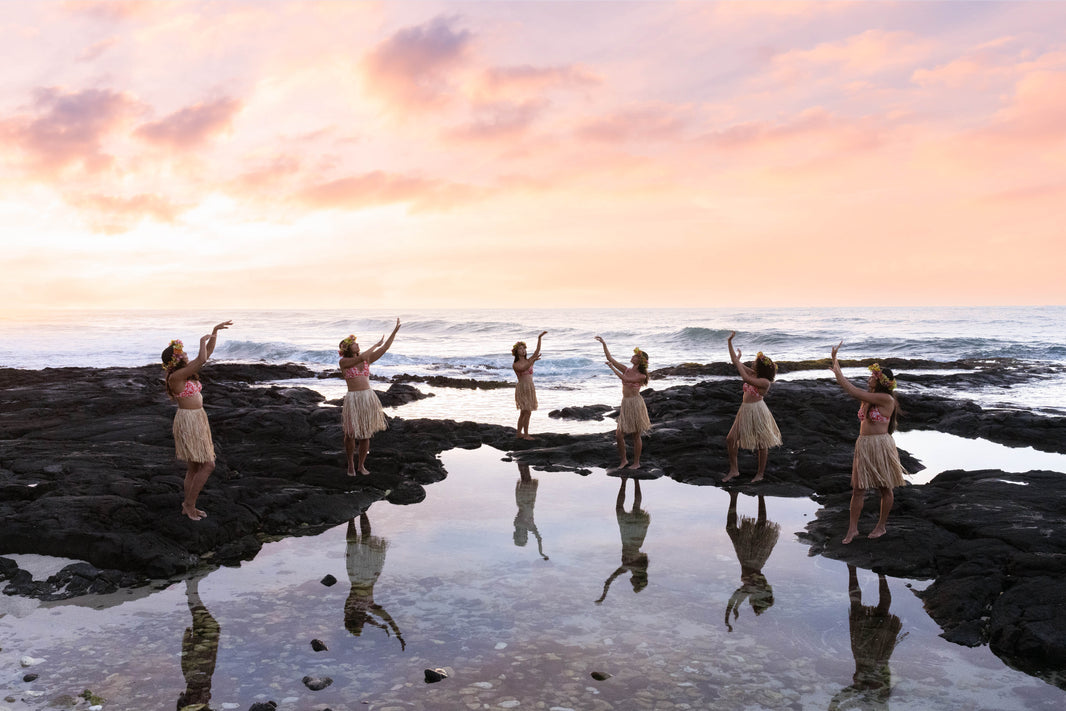 Photography by Gray Malin of Sunset Reflections, Four Seasons Hualalai, Hawai’i