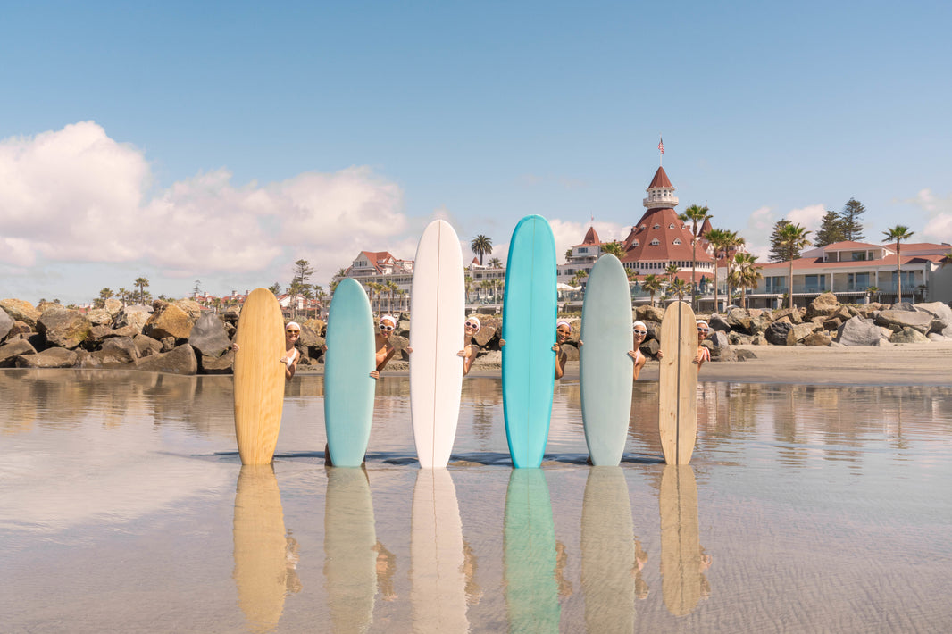 Photography by Gray Malin of Surfing at the Del, Hotel del Coronado