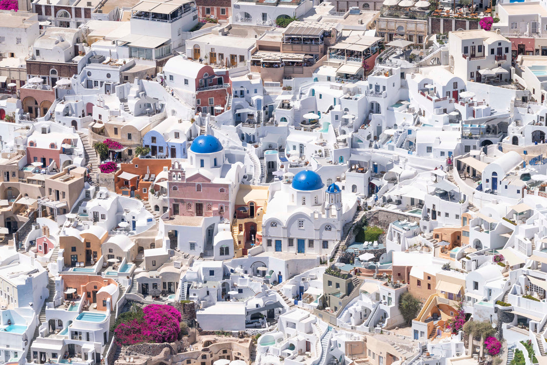 Photography by Gray Malin of The Town, Oia, Santorini