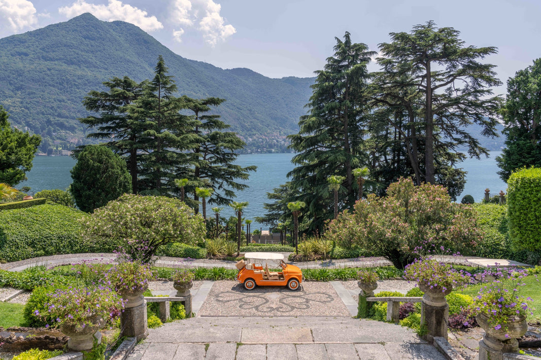 Photography by Gray Malin of The Arrival, Passalacqua, Lake Como