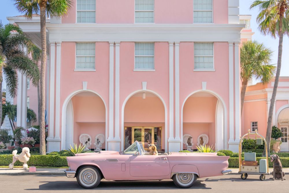 Photography by Gray Malin of The Arrival, The Colony Hotel