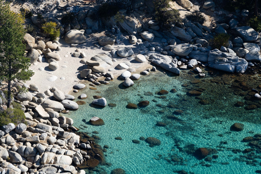 Photography by Gray Malin of The Beach, Lake Tahoe