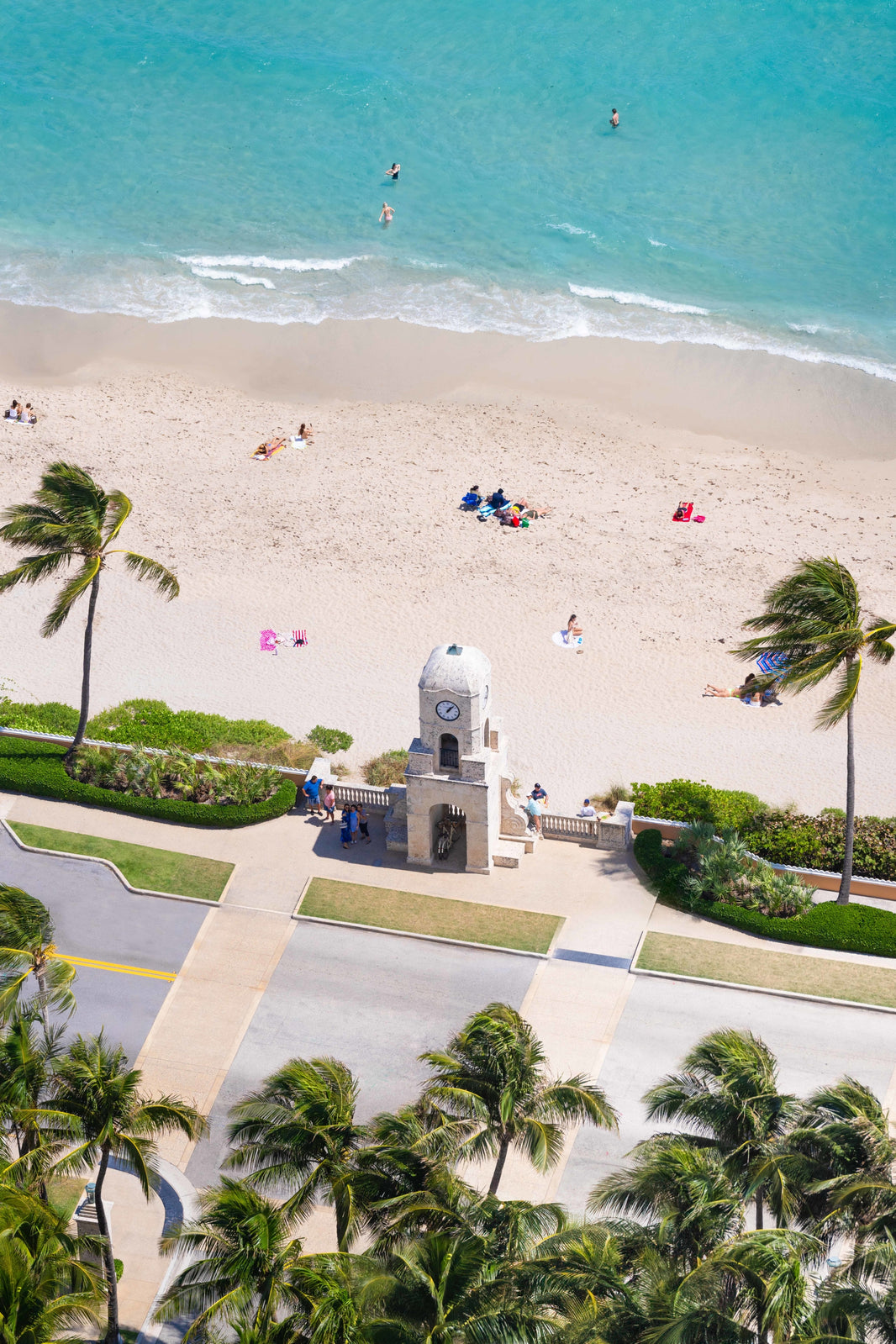 Photography by Gray Malin of The Clocktower Vertical, Worth Avenue, Palm Beach, Florida