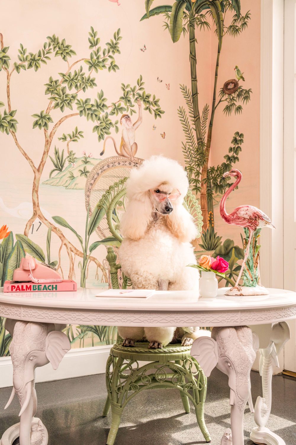 Photography by Gray Malin of The Concierge, The Colony Hotel