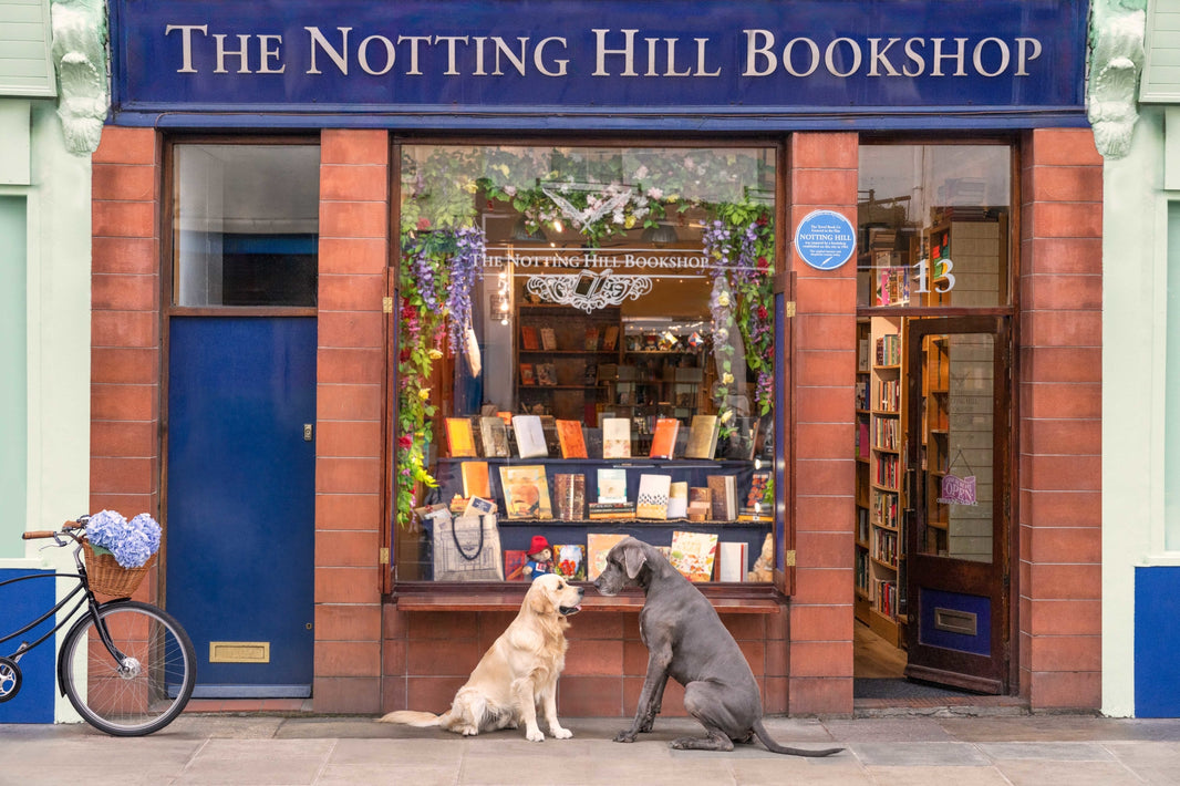 Photography by Gray Malin of The Couple, The Notting Hill Bookshop, London