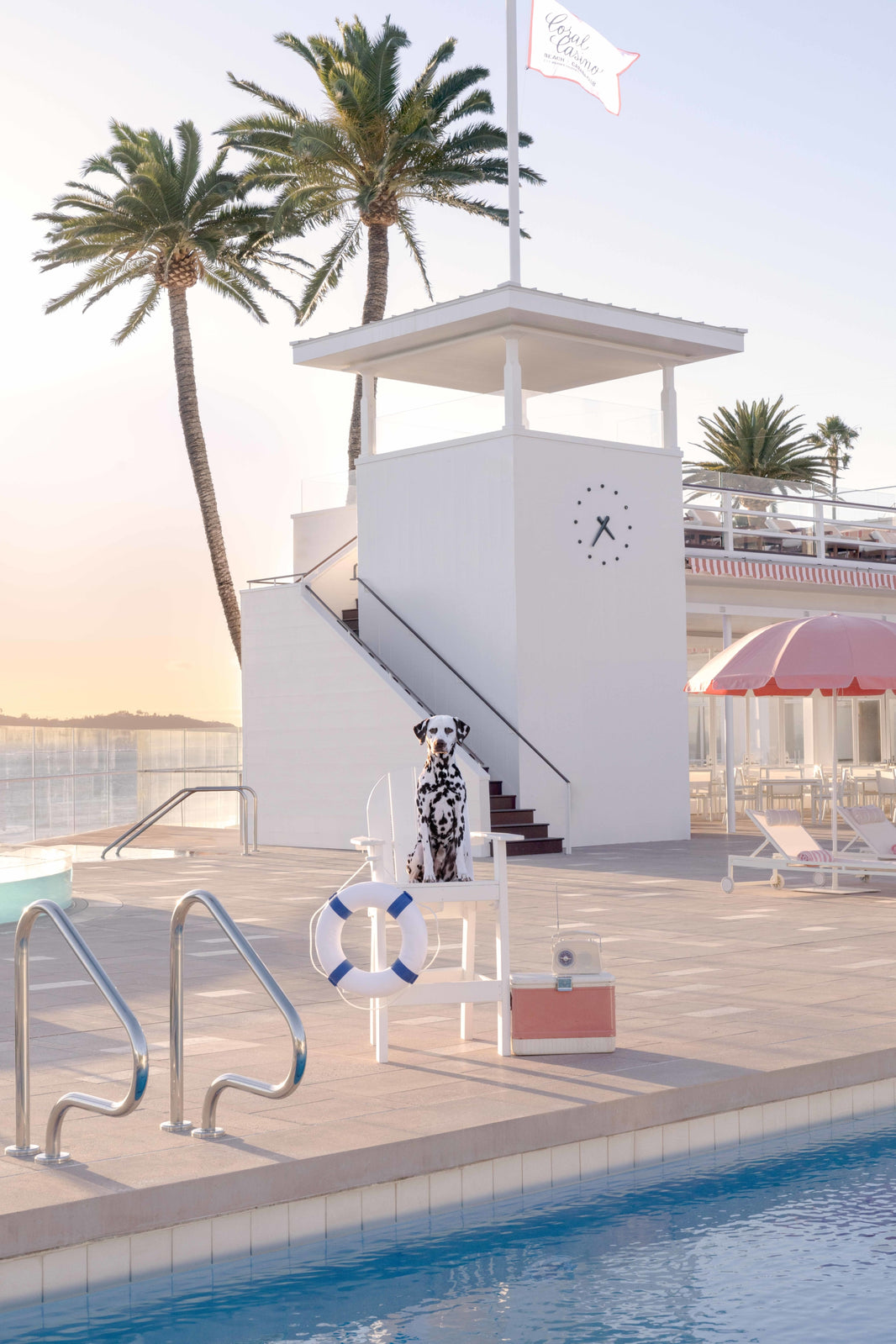 Photography by Gray Malin of The Dalmatian, Coral Casino