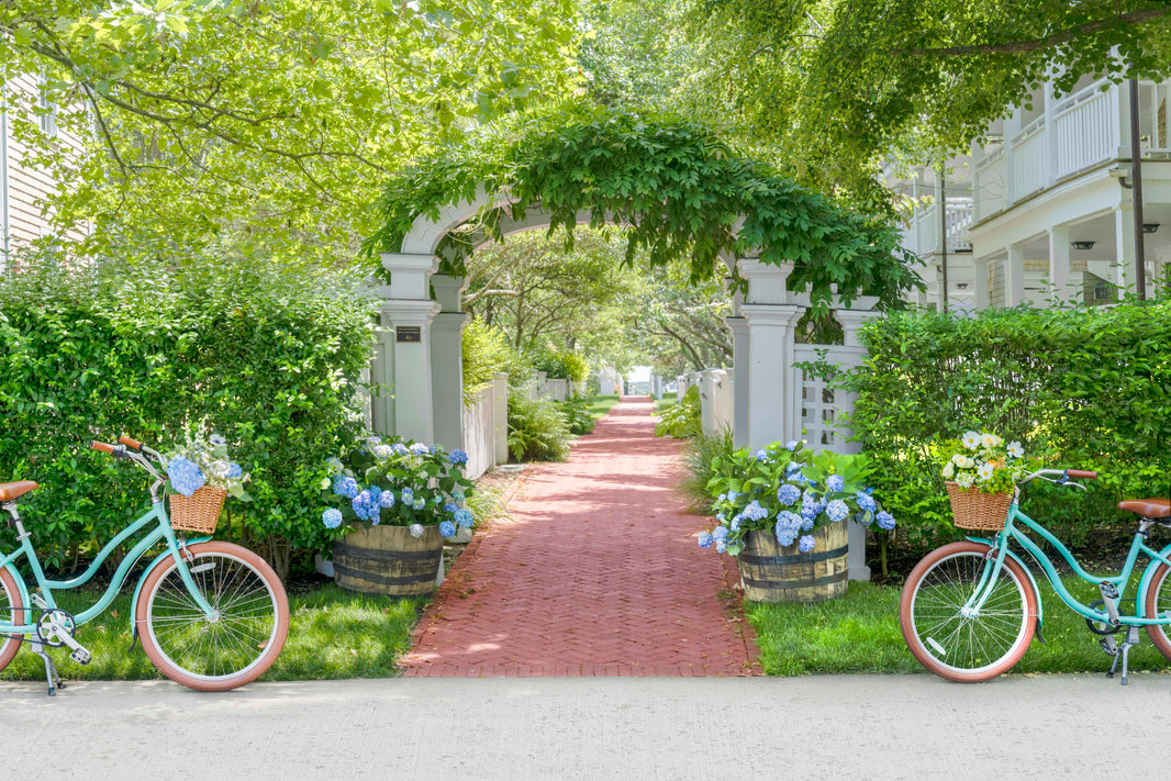 Photography by Gray Malin of The Garden Path, Harbor View Hotel, Martha’s Vineyard