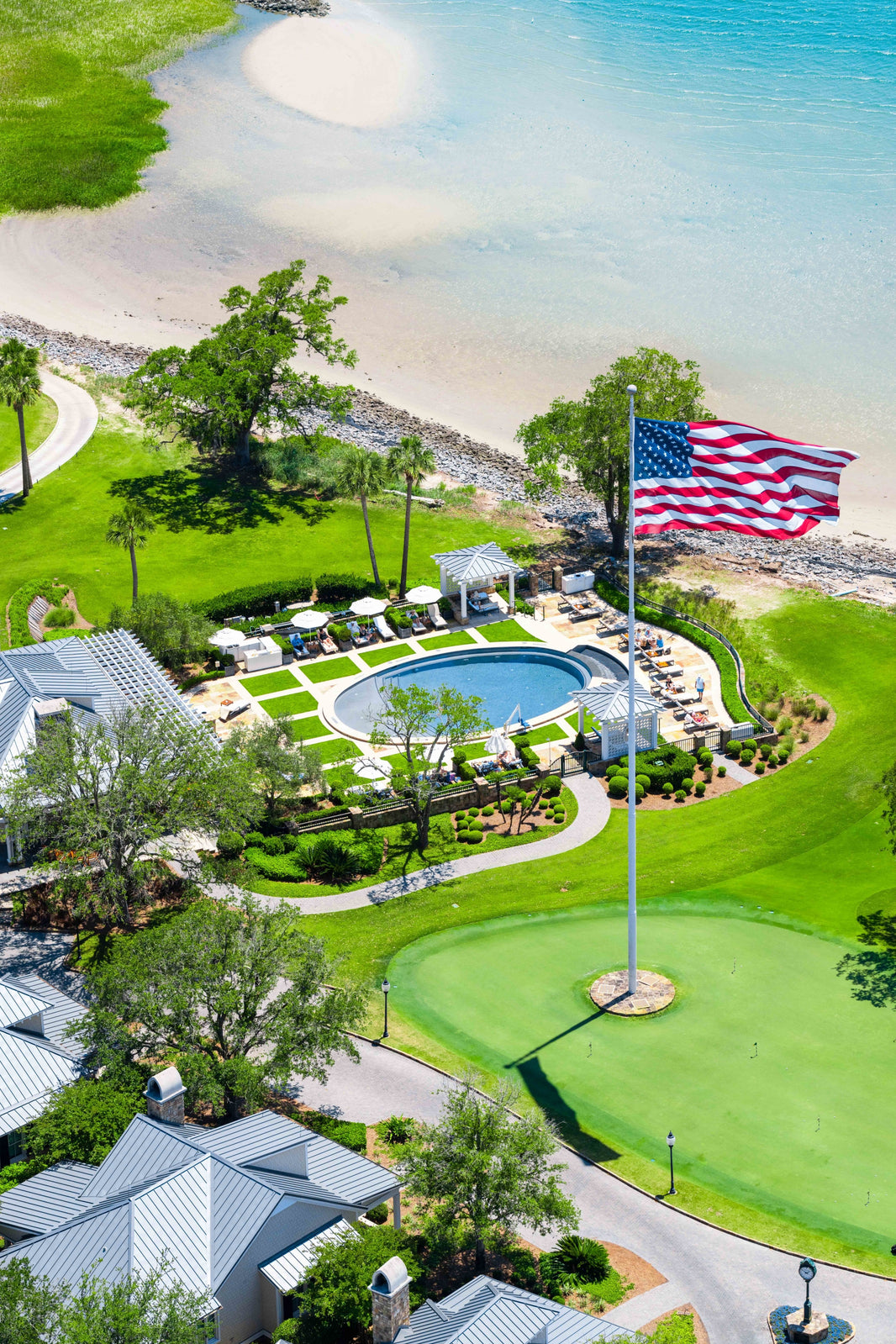 Photography by Gray Malin of The Lodge at Sea Island Golf Club Vertical, Georgia