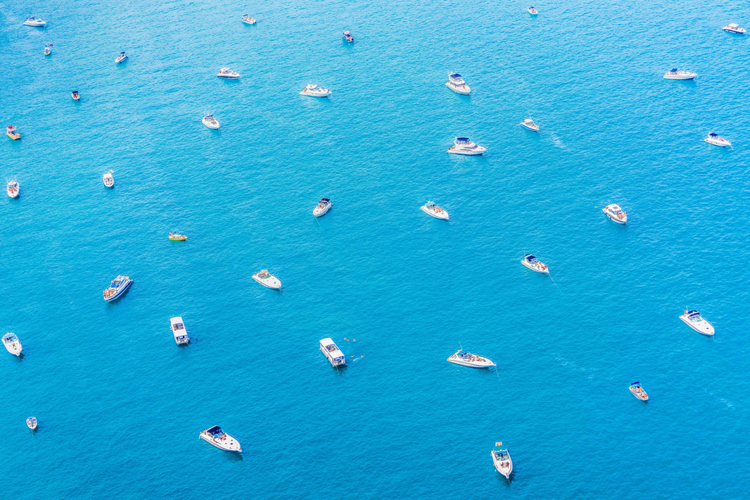 Photography by Gray Malin of The Playpen Boats, Chicago