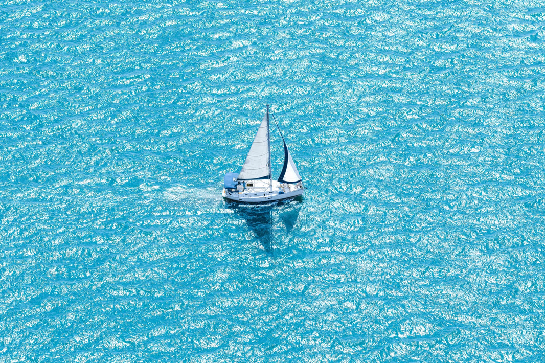 Photography by Gray Malin of The Sailboat, Charleston Harbor, South Carolina