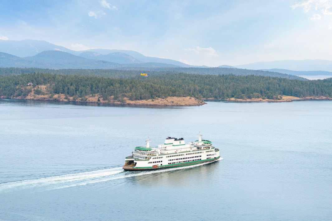 Photography by Gray Malin of The Seaplane and the Ferry, Puget Sound