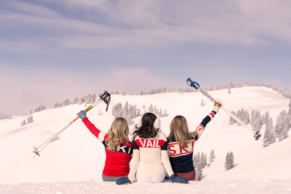 Photography by Gray Malin of The Skiers, Vail