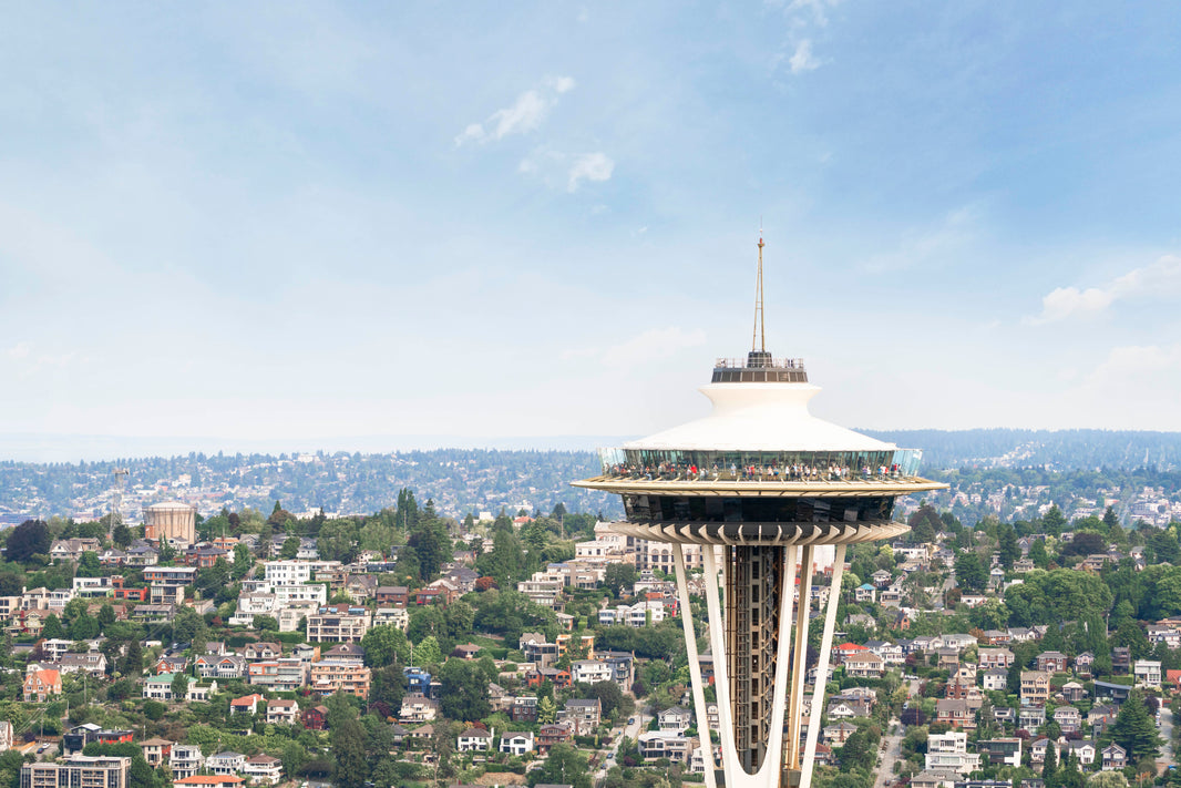 Photography by Gray Malin of The Space Needle, Seattle