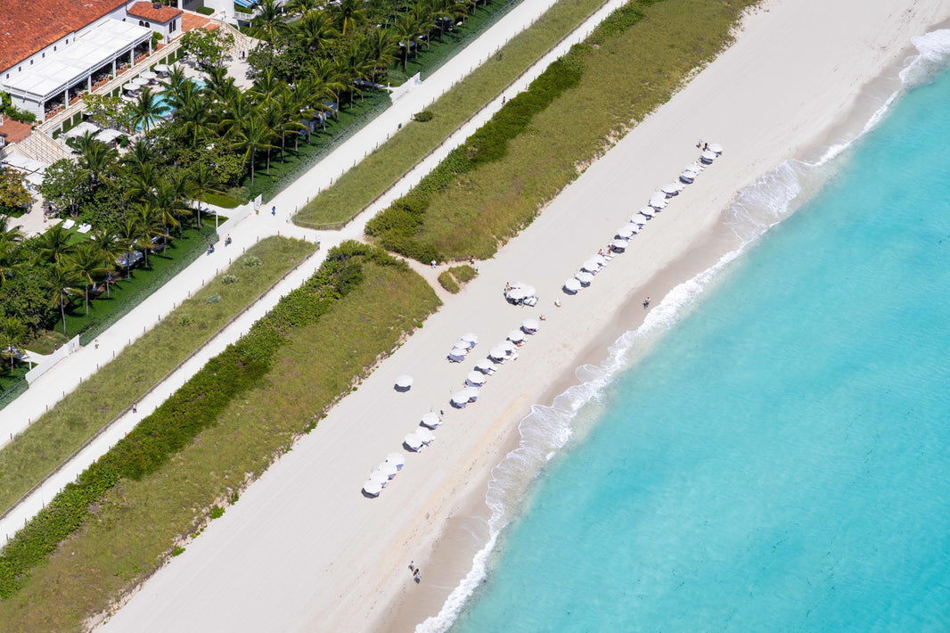Photography by Gray Malin of The Surf Club, Four Seasons, Surfside, Florida