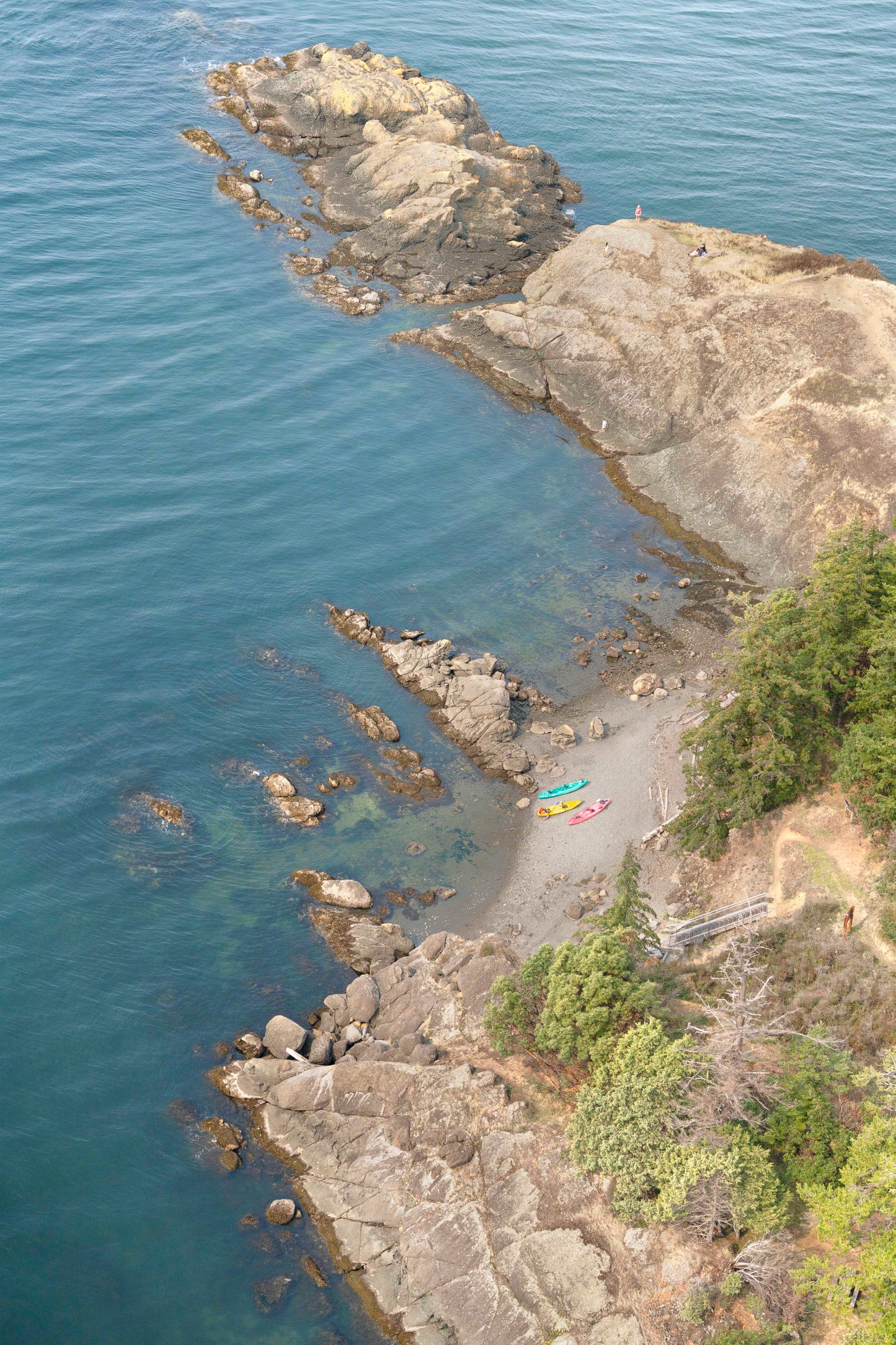 Three Kayaks, Orcas Island, Puget Sound