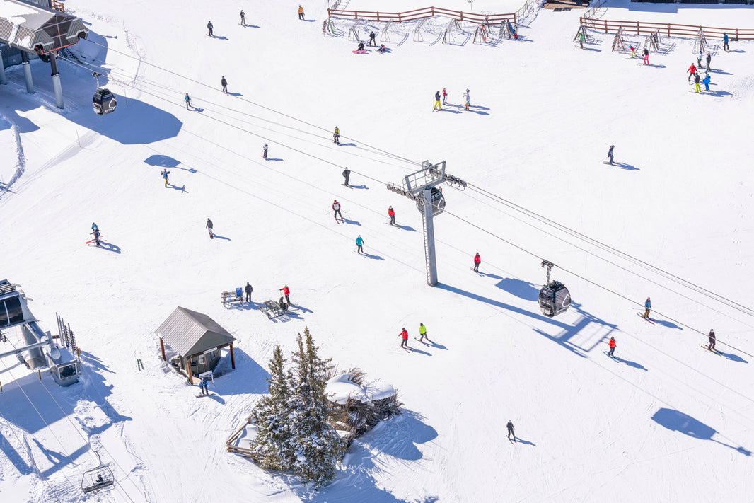 Photography by Gray Malin of Top of Ajax Mountain, Aspen
