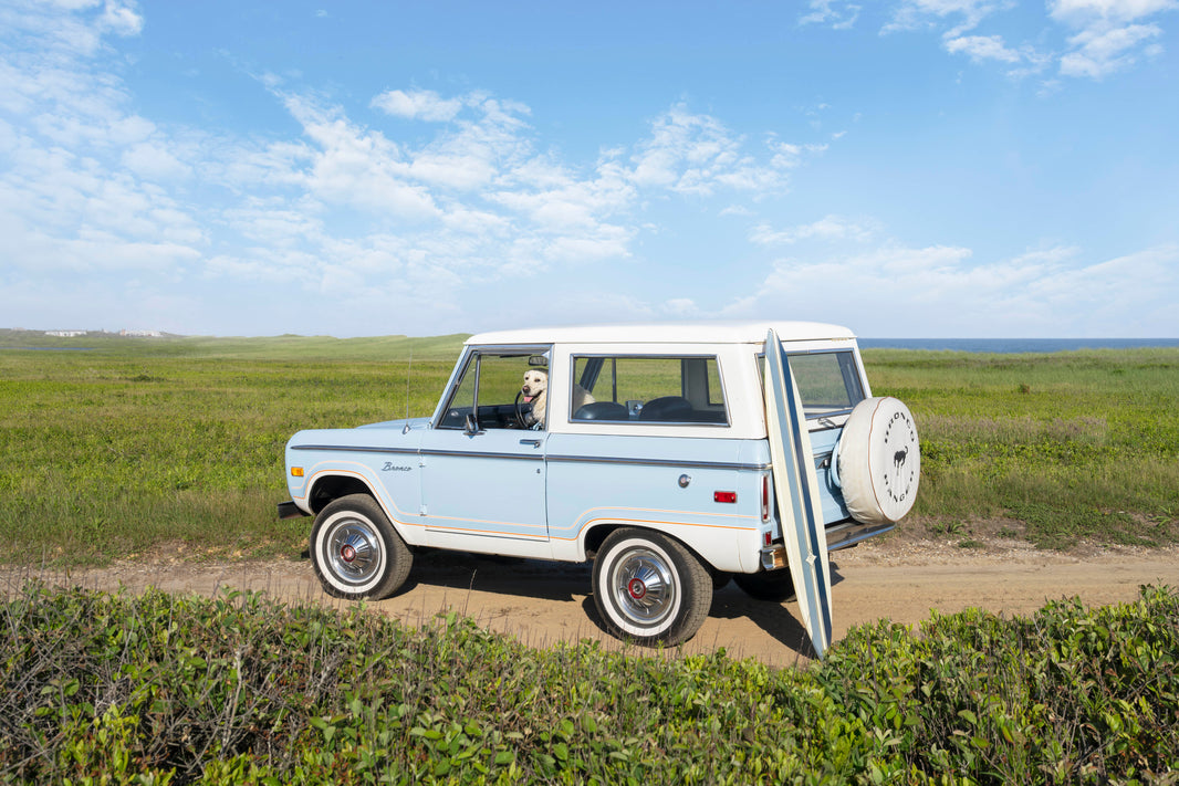 Photography by Gray Malin of Vintage Bronco, Martha’s Vineyard