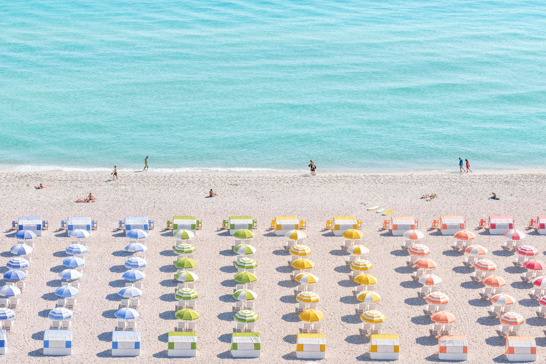 Photography by Gray Malin of Waves of Love, Pride Beach™, Miami