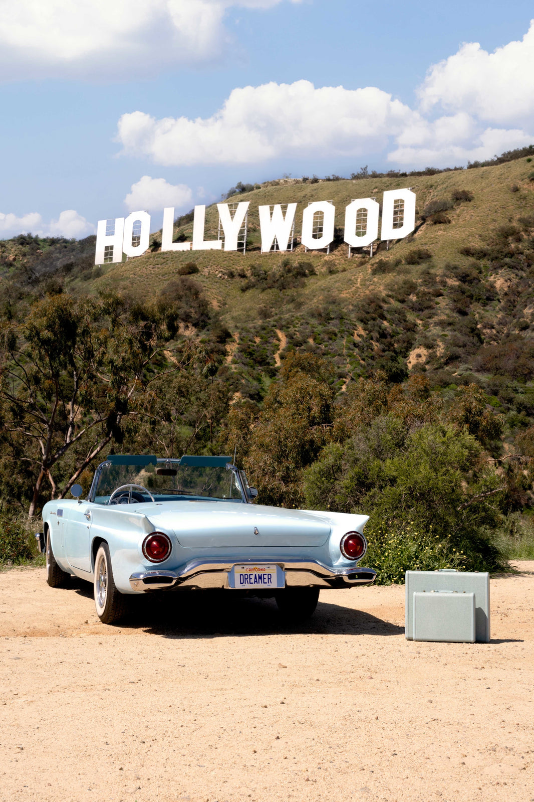 Photography by Gray Malin of Welcome to Hollywood Vertical