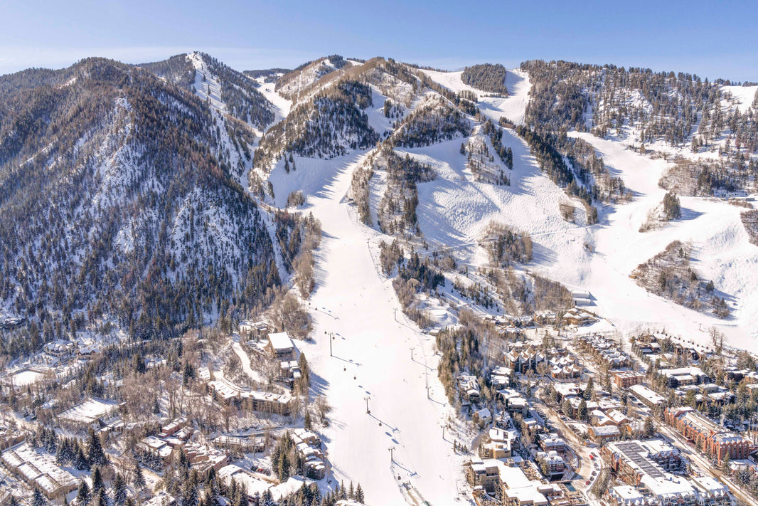 Photography by Gray Malin of Winter Panorama, Ajax Mountain