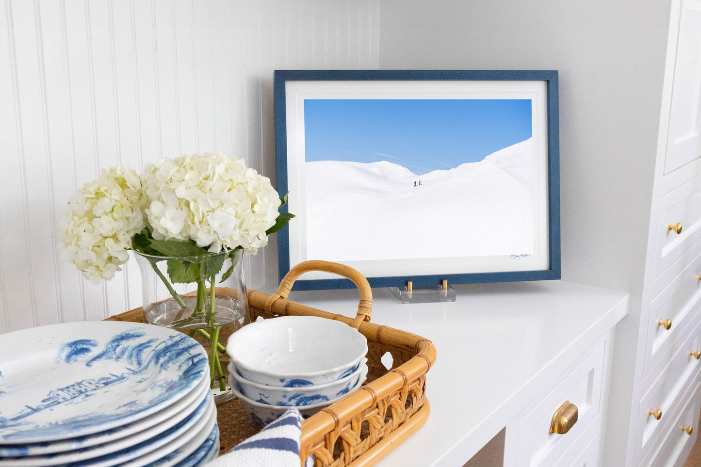 Cross Country Skiers, Courchevel, French Alps