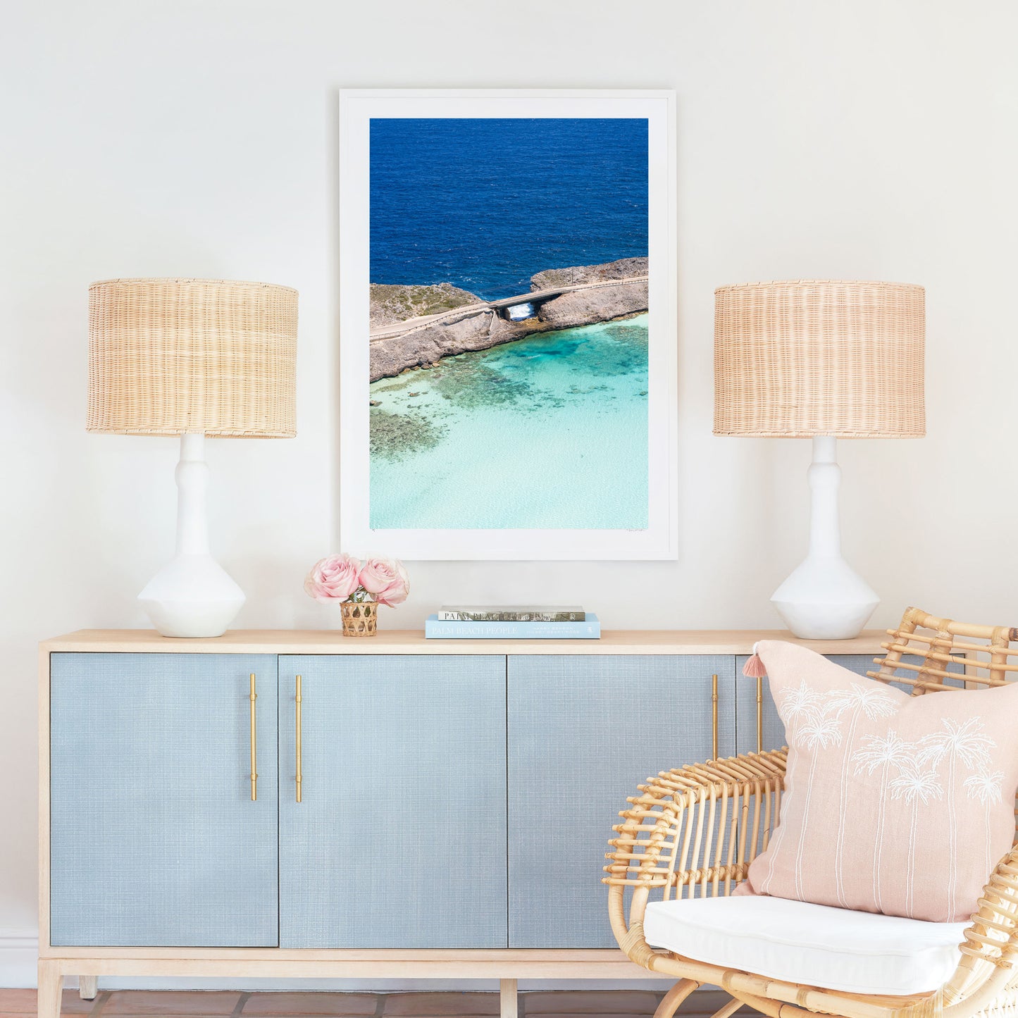 Glass Window Bridge Vertical, Eleuthera, Bahamas