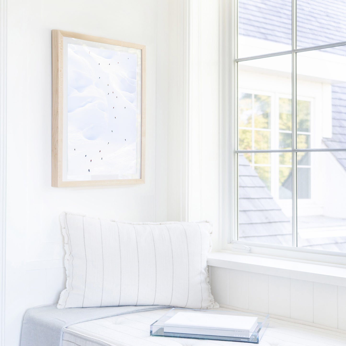 La Plagne Skiers Vertical, French Alps