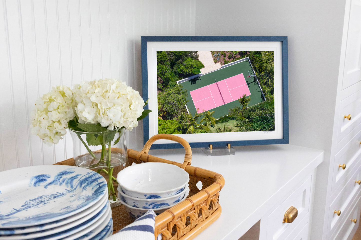 Pink Pickleball Court, Buttonwood, Harbour Island, Bahamas