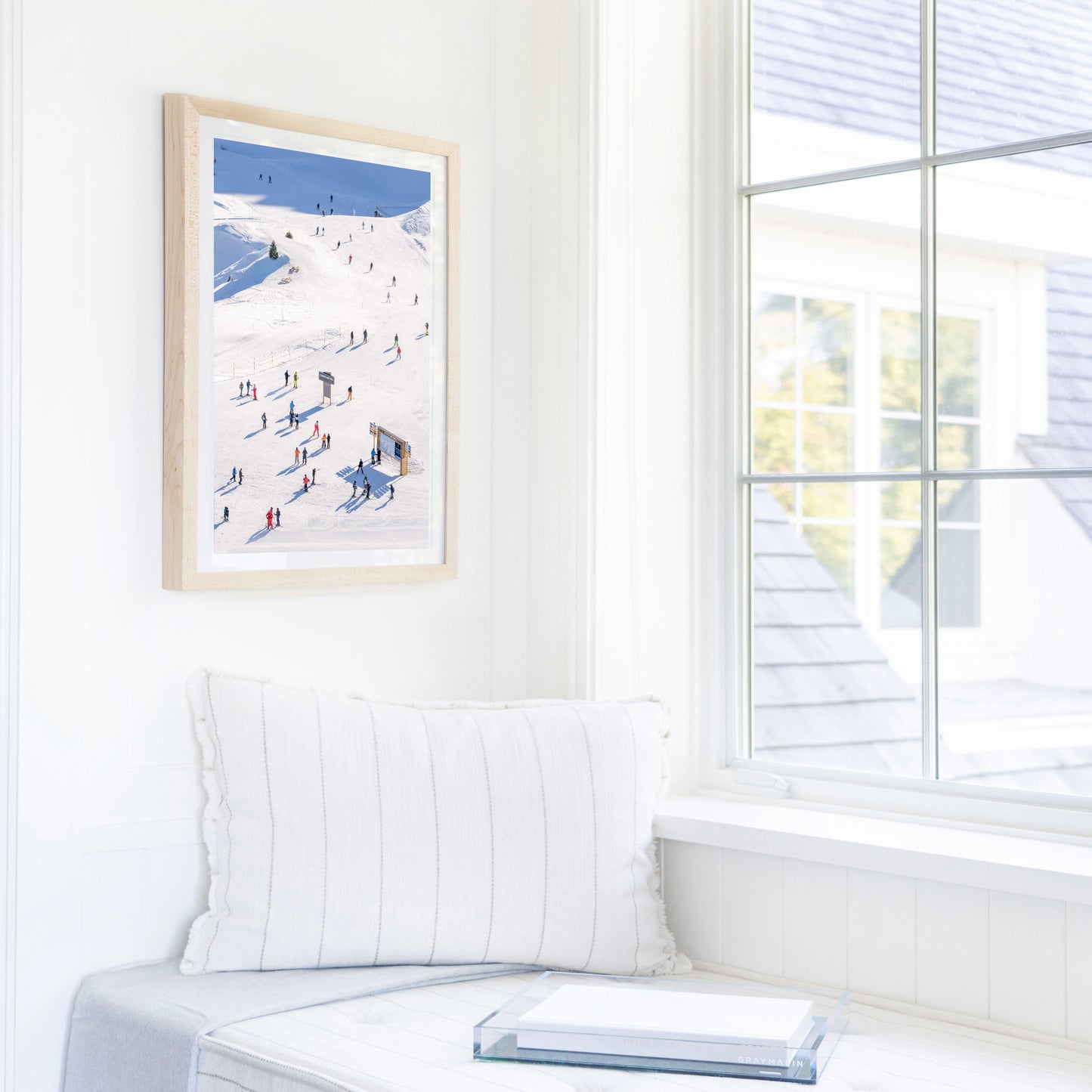 Top of Courchevel Vertical, French Alps