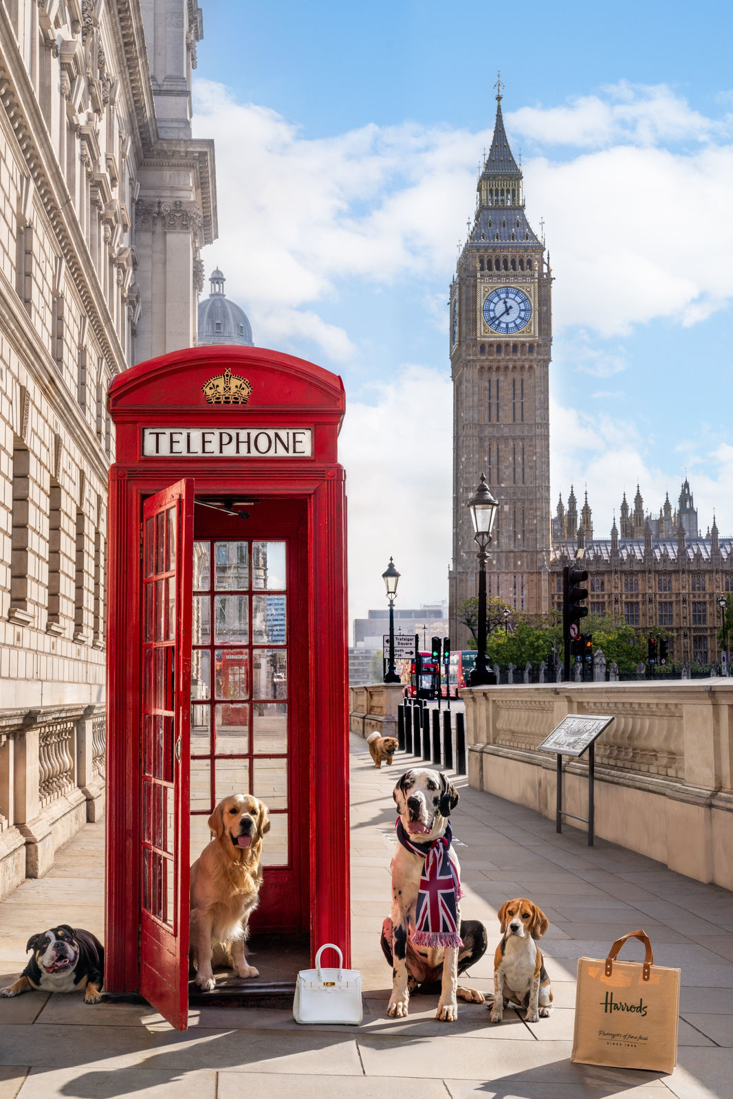 Photography by Gray Malin of London Calling, Big Ben